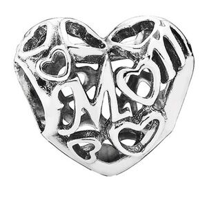 Pandora Sterling Silver Heart Love Charm